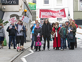 Momentum - NHS Day Of Action - Penzance - 26th November 2016