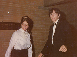 Glynis Richards and Rob - St Catz Ball - 1968 Glynis Richards and Rob - St Catz Ball - 1968